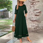 Aubrey™ | Vestido midi que alisa la barriga y favorece la silueta