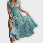 Felizia – vestido bohemio con bordado encantador