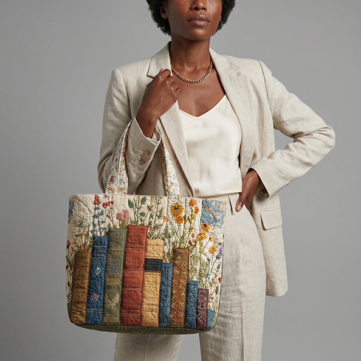 Bolso Artesanal | Libros y Flores