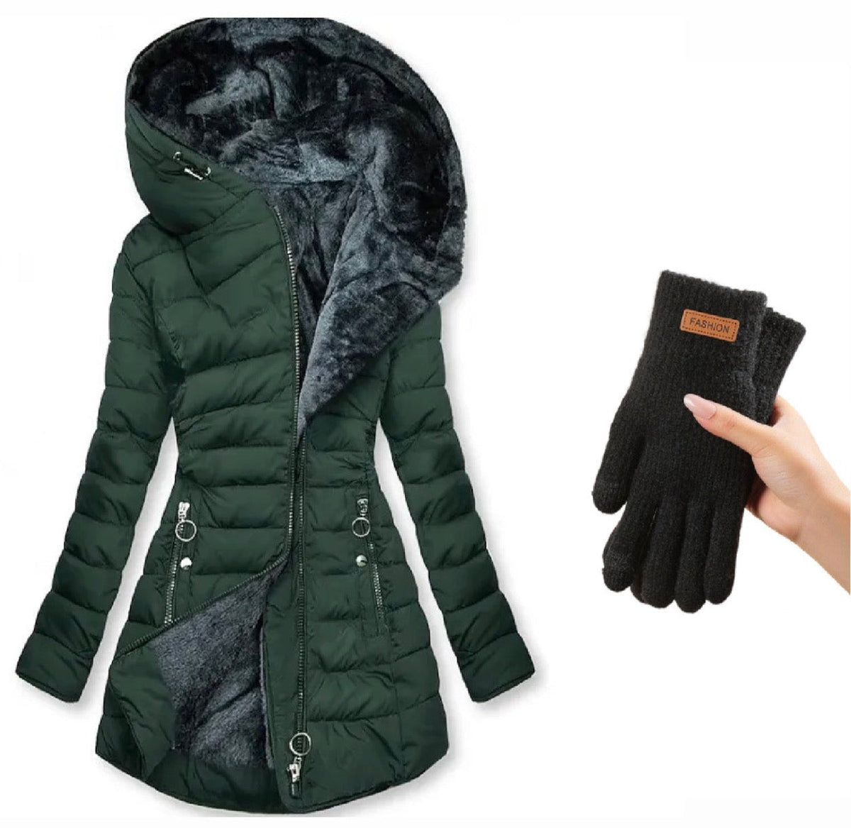 Clair | Abrigo de invierno para mujer con capucha y aislamiento