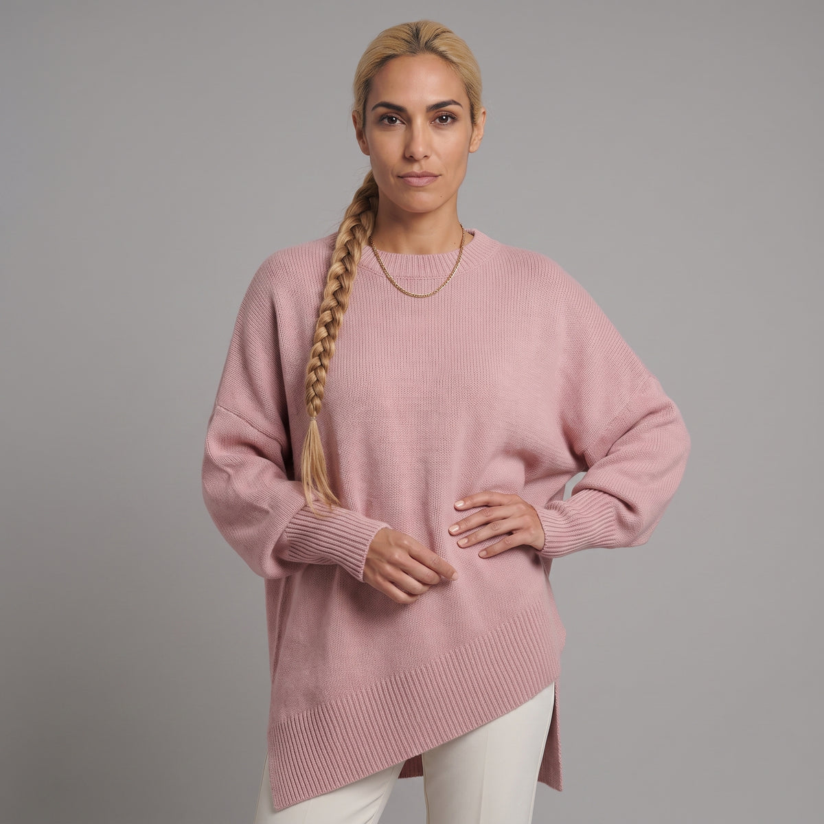 Elena - Poncho oversize de elegancia natural