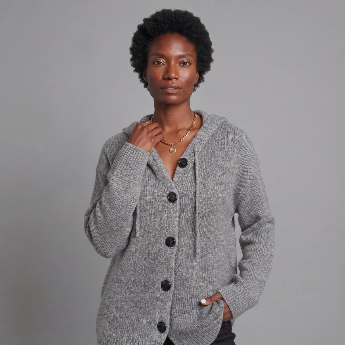 Amelia Cardigan de Punto Suave