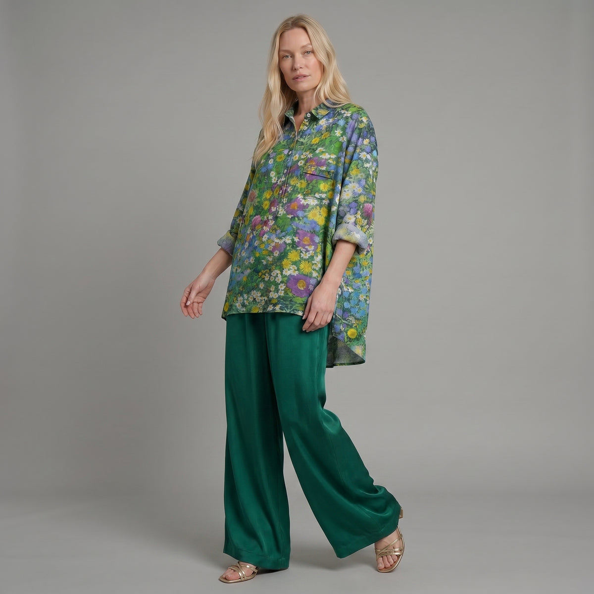 Seraphin™ | Blusa de lino atemporal con estampado
