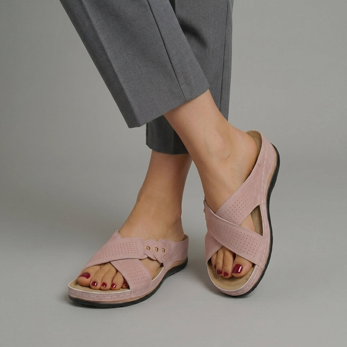 Pascalle | Sandalias ortopédicas con cuña