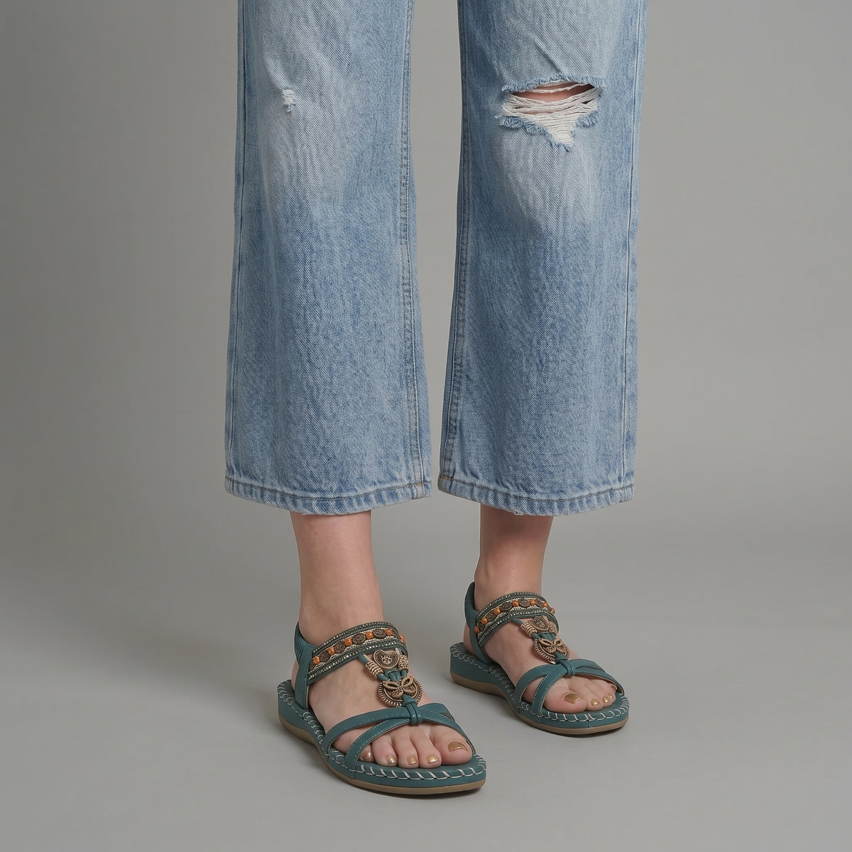 Nada™ | Sandalias ortopédicas de estilo Ibiza para comodidad y elegancia