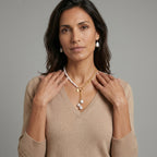 Collar elegante de perlas