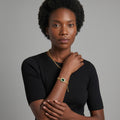 Pulsera verde Joana Grøn con esmeralda