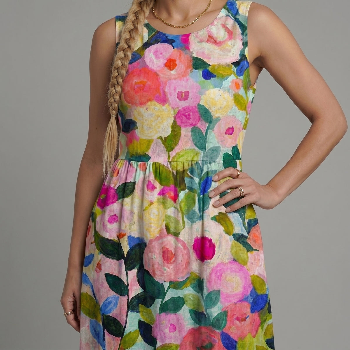 Ava™ | Vestido midi floral