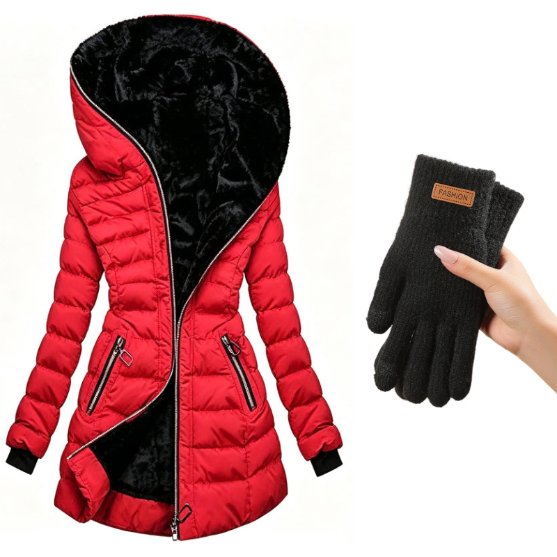 Clair | Abrigo de invierno para mujer con capucha y aislamiento