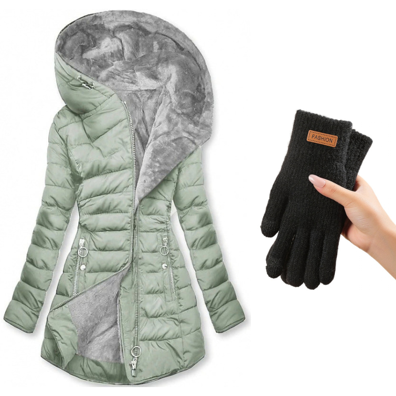 Clair | Abrigo de invierno para mujer con capucha y aislamiento