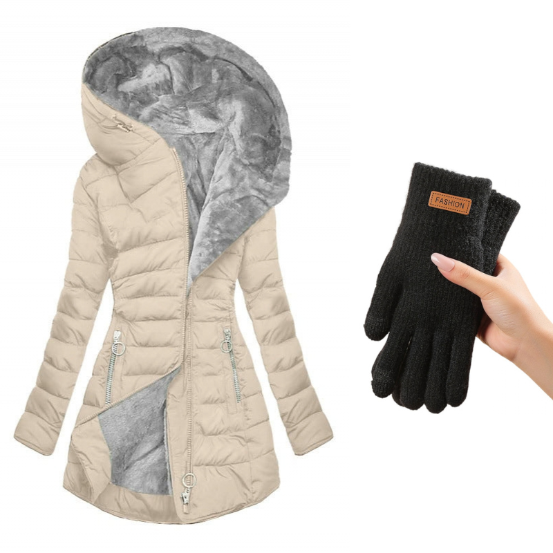 Clair | Abrigo de invierno para mujer con capucha y aislamiento