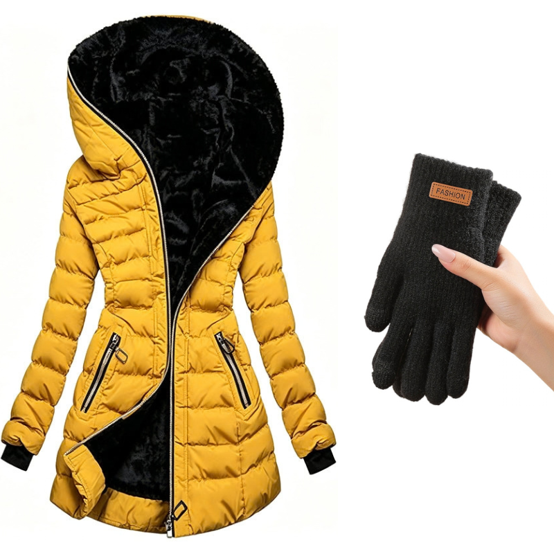 Clair | Abrigo de invierno para mujer con capucha y aislamiento