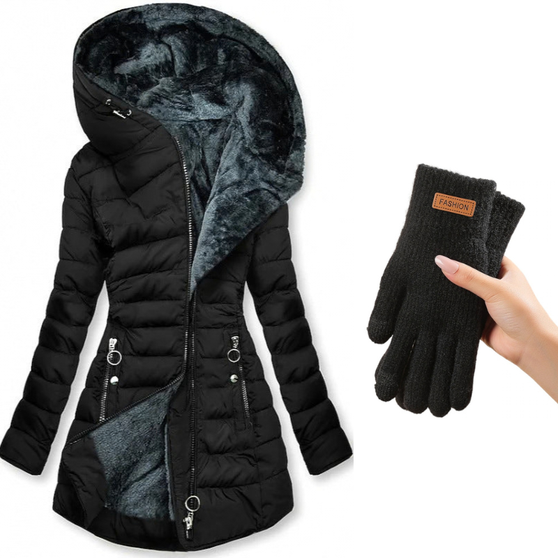Clair | Abrigo de invierno para mujer con capucha y aislamiento