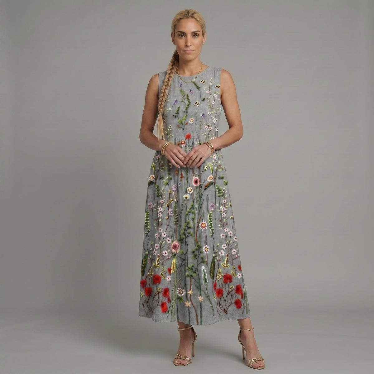 Cara™ | Vestido midi Wildflower