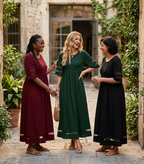 Aubrey™ | Vestido midi que alisa la barriga y favorece la silueta