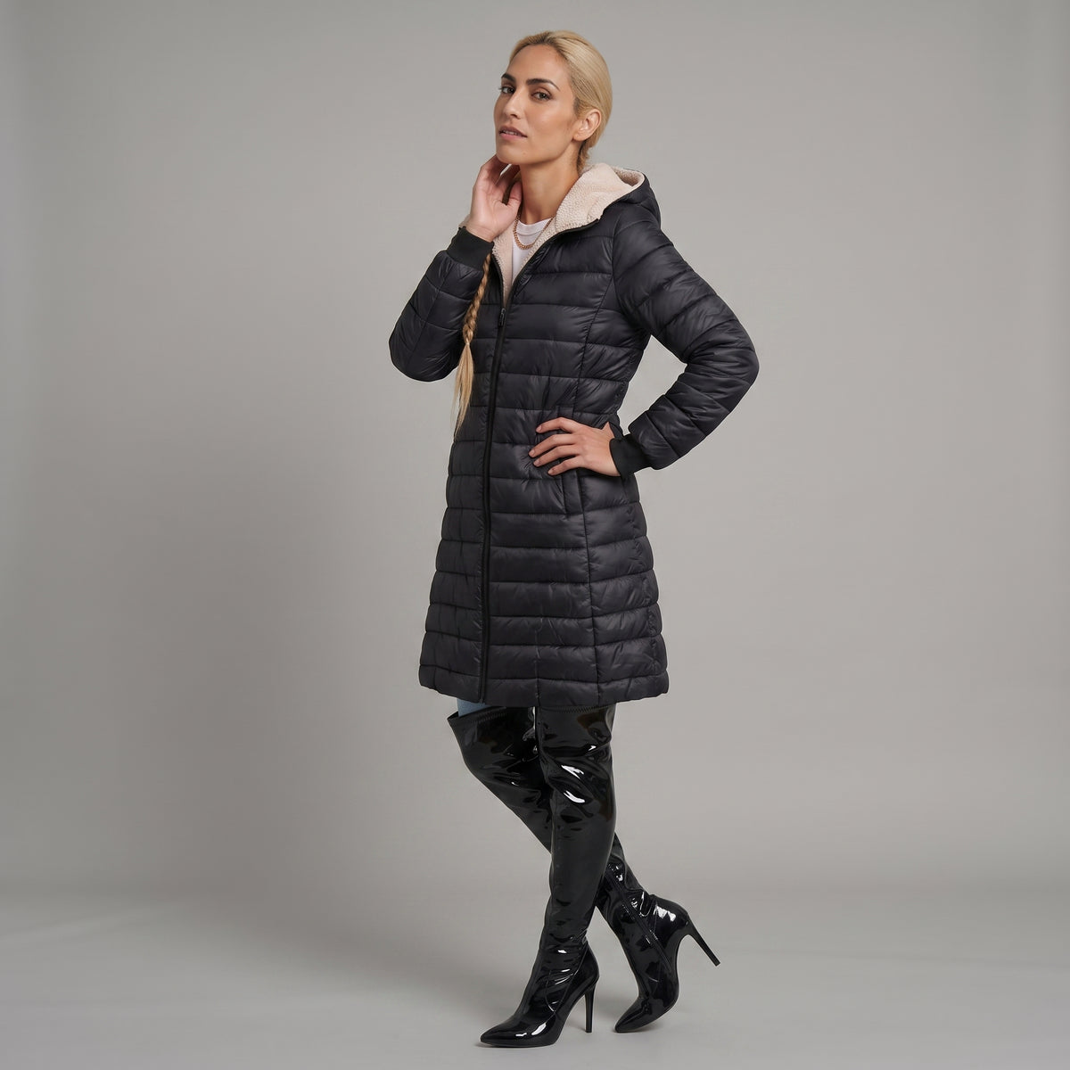Carolina™ | Abrigo de Invierno con Forro Sherpa