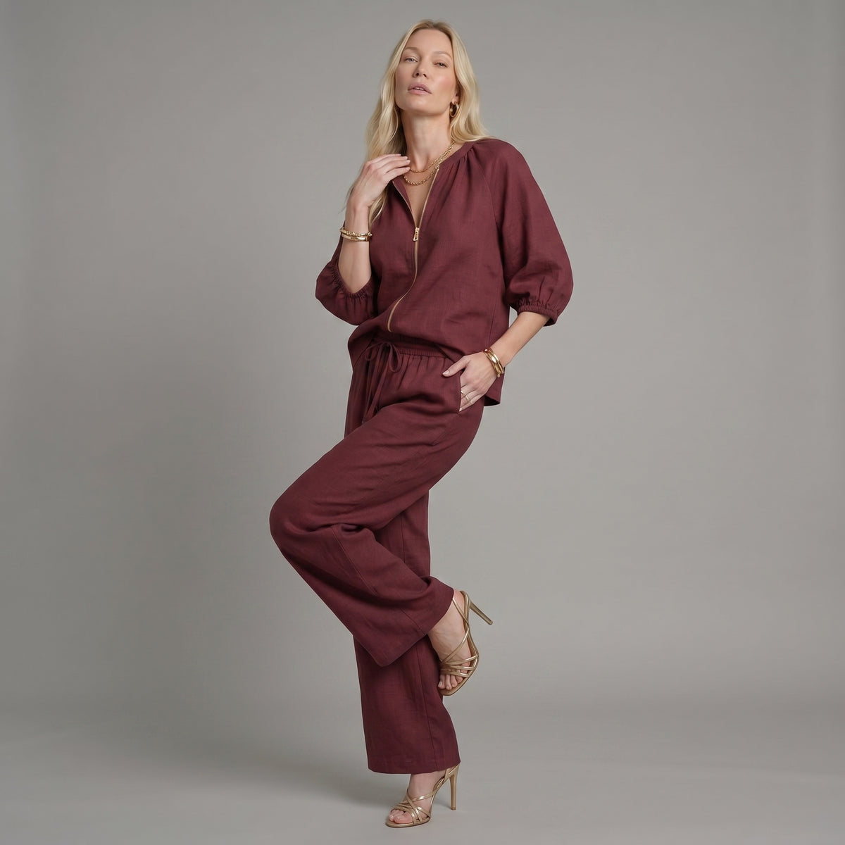 Adeline™ | Conjunto holgado con cremallera