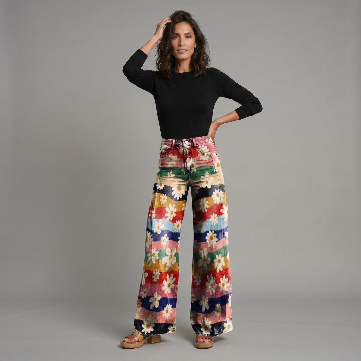 Léon™ | Pantalones Florales Elegantes
