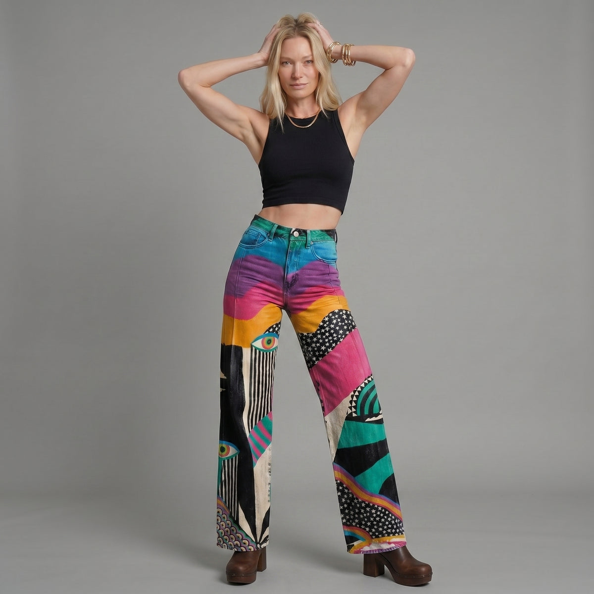 Talia™ | Pantalones acampanados Boho Chic