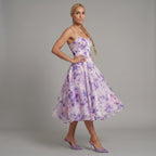 Vestidos midi elegantes de chifón