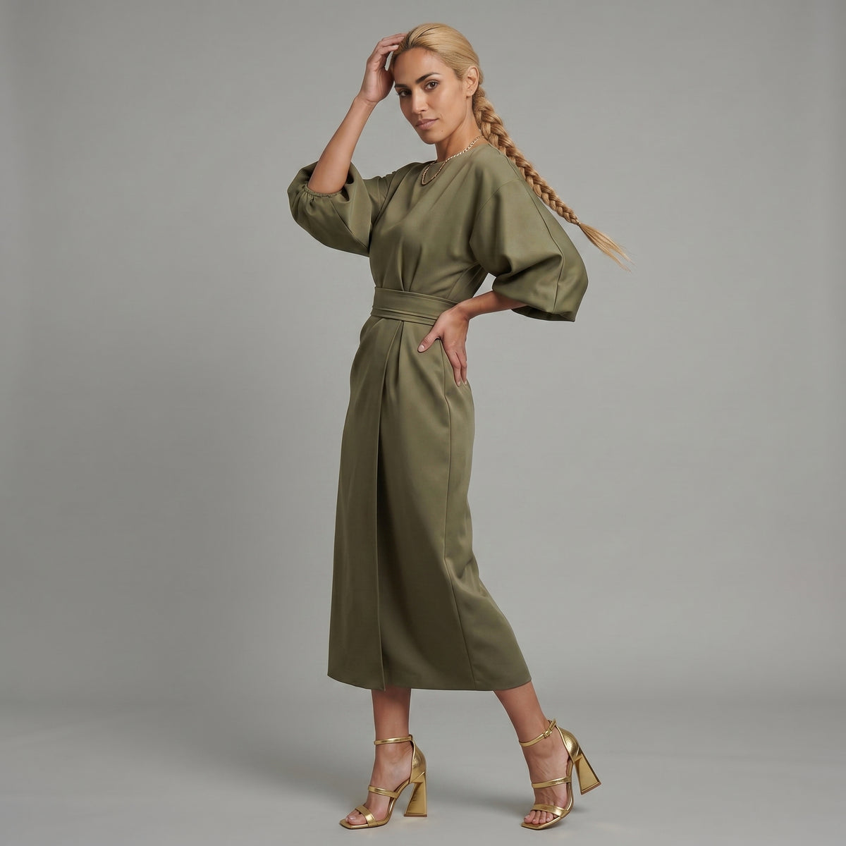 Sonia - Vestido elegante con mangas
