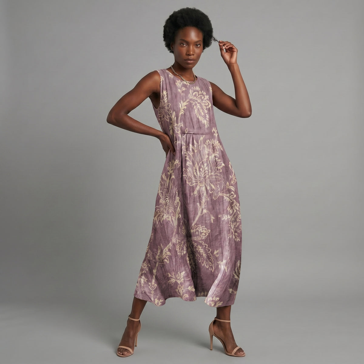 Mia™ | Vestido Midi de Flores