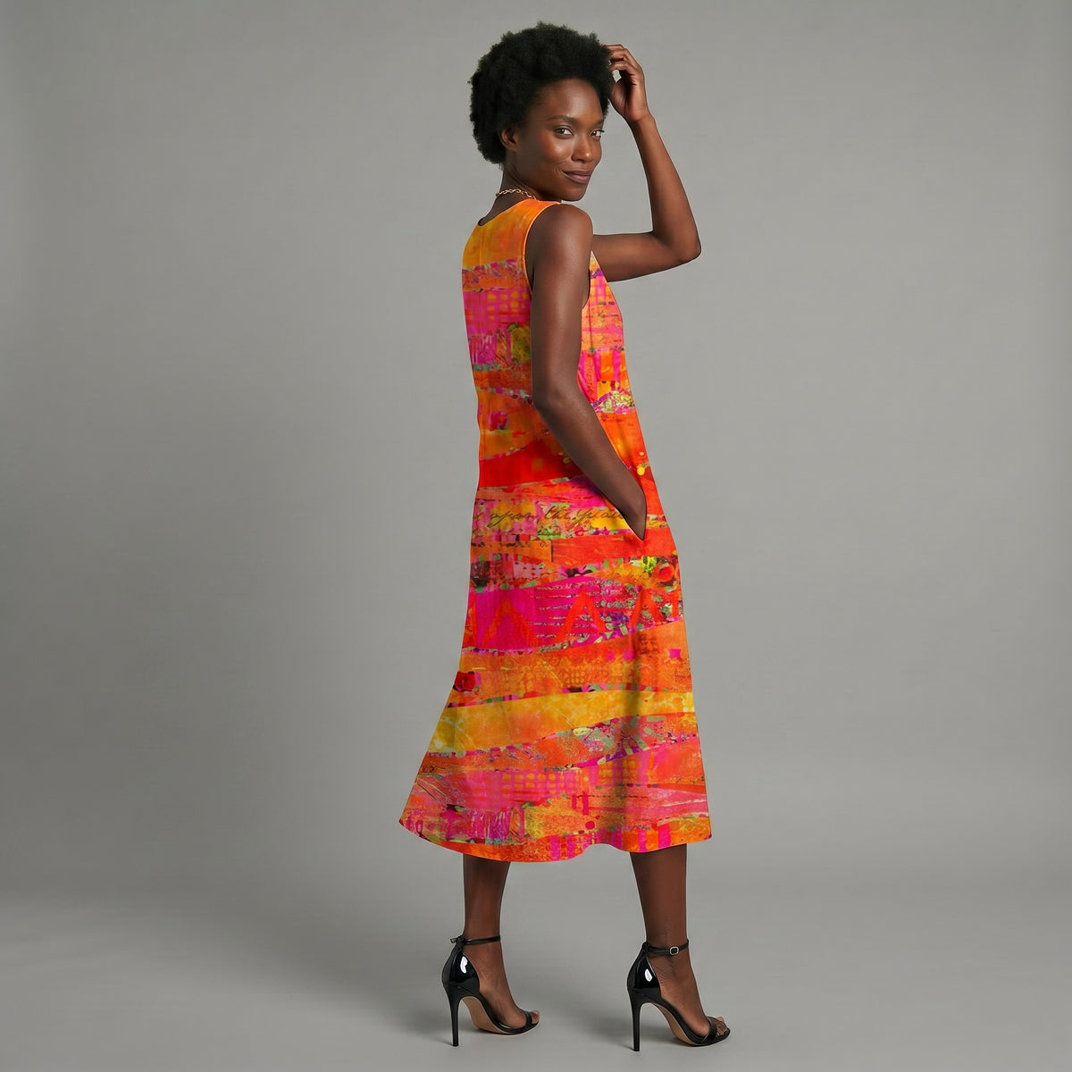 Faye™ | Vestido Midi de atardecer