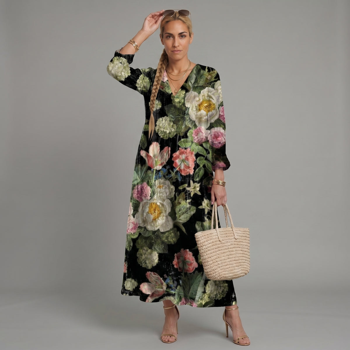 Arsenia™ | VESTIDO BOHO MAXI