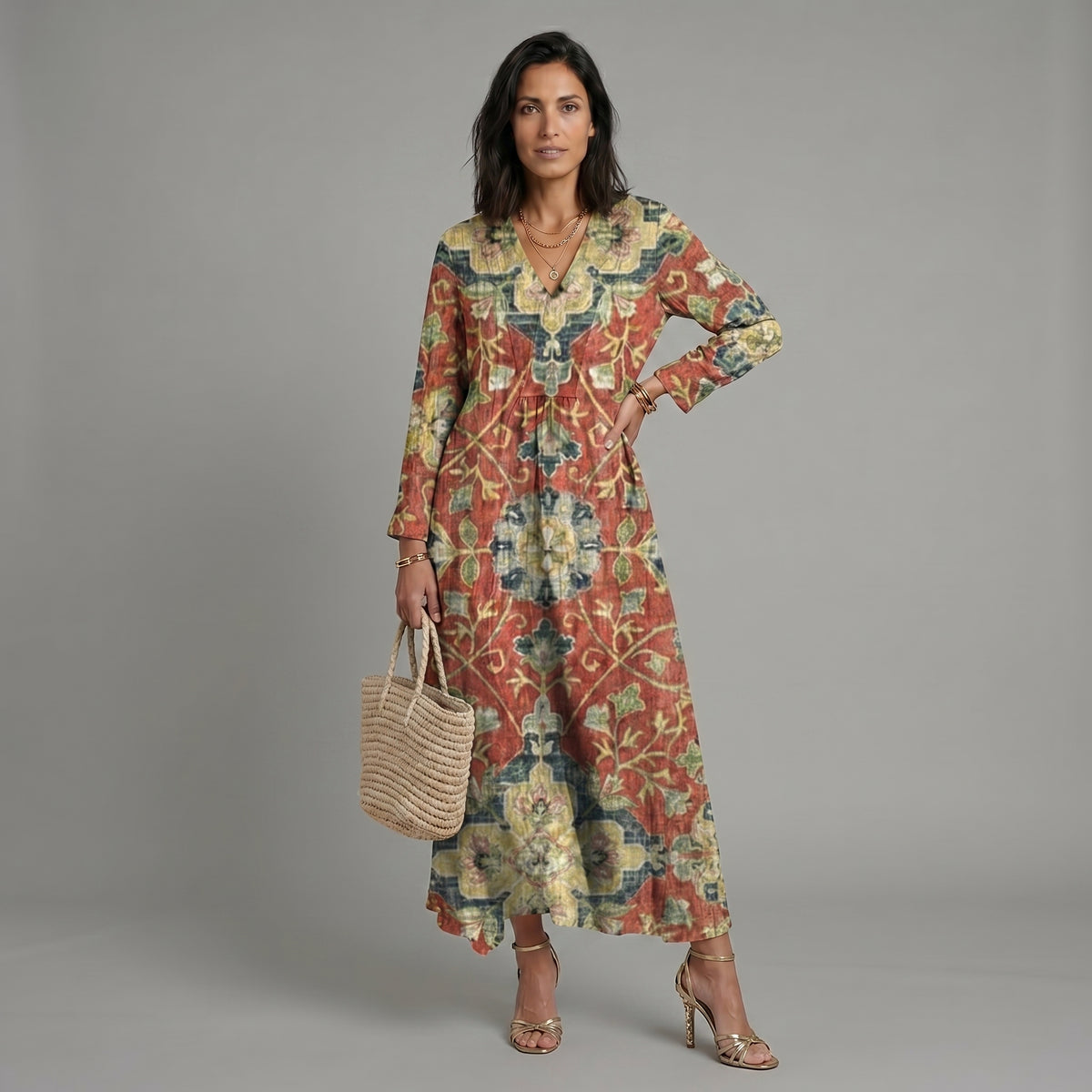 Lara™ | VESTIDO BOHO MAXI