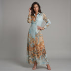 Evalexy™ I Vestido Maxi Estampado de Lujo
