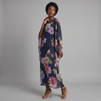 Elowen™ | Vestido Maxi Flor de Medianoche