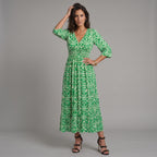 Althea™ | Vestido midi bohemio fluido