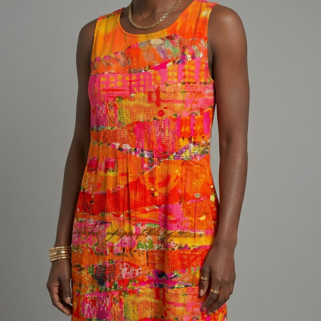 Faye™ | Vestido Midi de atardecer