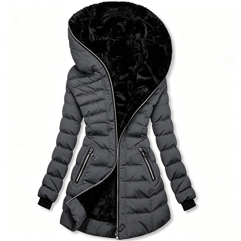 Clair | Abrigo de invierno para mujer con capucha y aislamiento