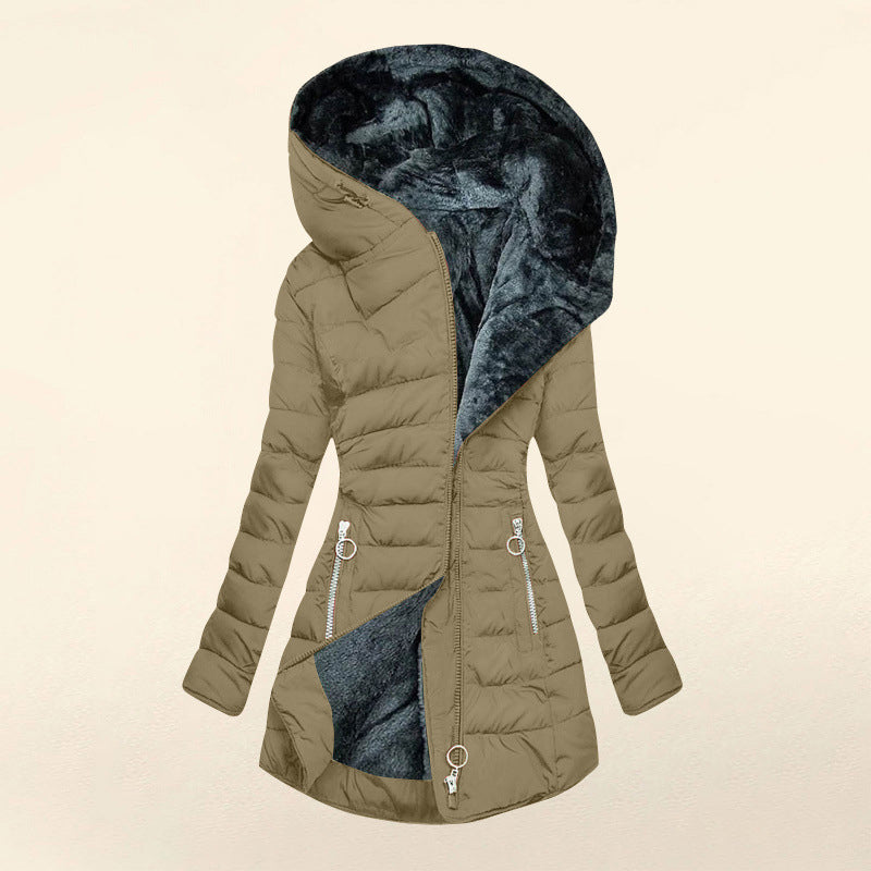 Clair | Abrigo de invierno para mujer con capucha y aislamiento